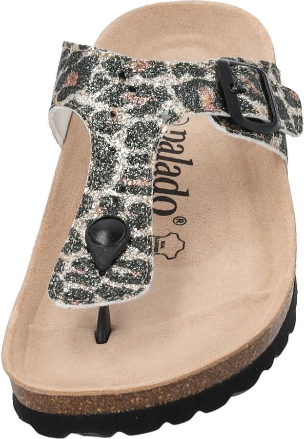 Palado Teenslipper ' Kos Wild' beige bruin zwart - Foto 2