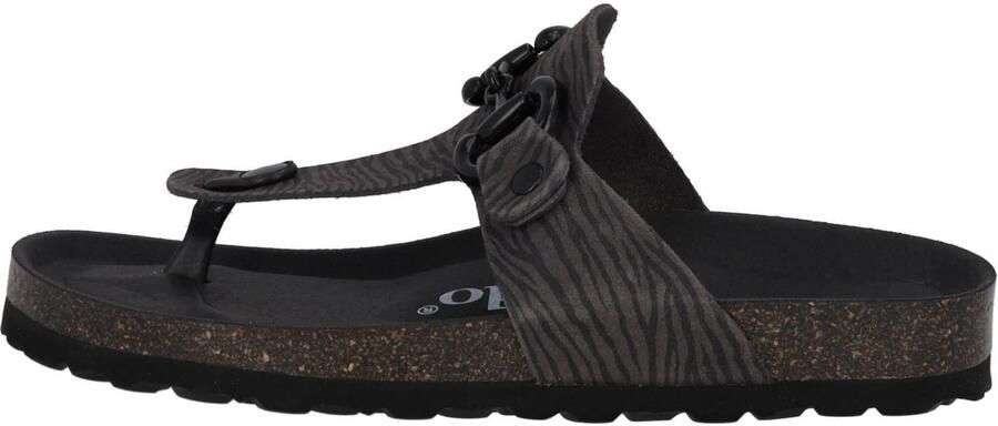 Palado Teenslipper ' Kos Zebra' antraciet - Foto 5