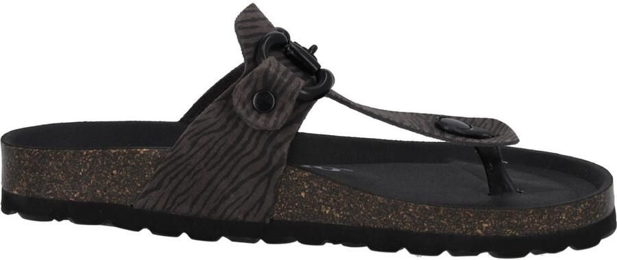 Palado Teenslipper ' Kos Zebra' antraciet - Foto 6