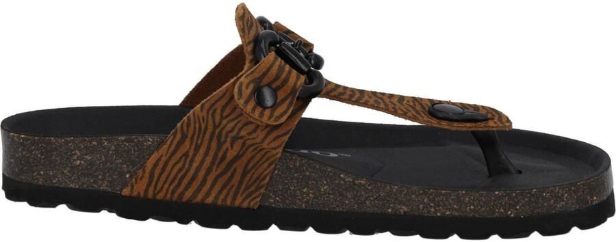 Palado Teenslipper ' Kos Zebra' bruin - Foto 6