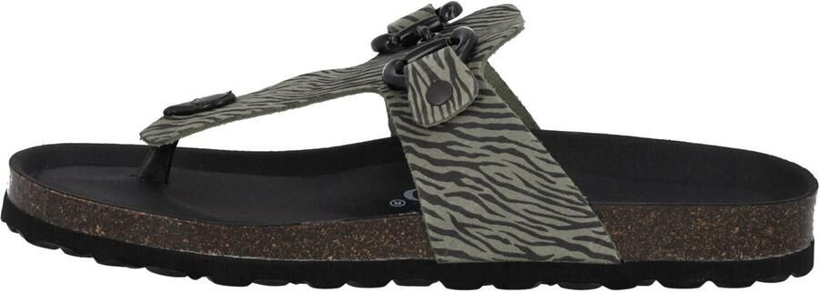 Palado Teenslipper ' Kos Zebra' olijfgroen - Foto 6