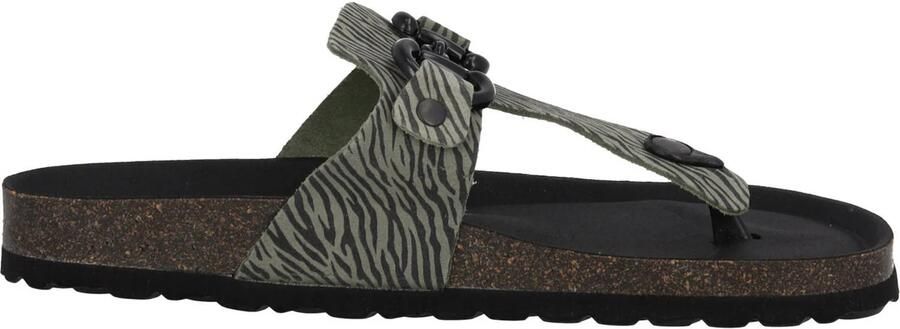 Palado Teenslipper ' Kos Zebra' olijfgroen - Foto 5
