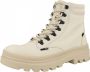 Palladium PALLATROOPER HKR Volwassenen VeterlaarzenHoge sneakersDames veterschoenenHalf-hoge schoenen Wit beige - Thumbnail 4