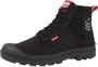 Palladium Pampa Hi Army 78583-008-M Unisex Zwart Sneakers - Thumbnail 3