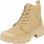 Palladium Pallabase Veterboots bruin Canvas Dames - Thumbnail 3