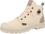 Palladium Pampa Safari canvas sneakers met dierenprint beige - Thumbnail 2