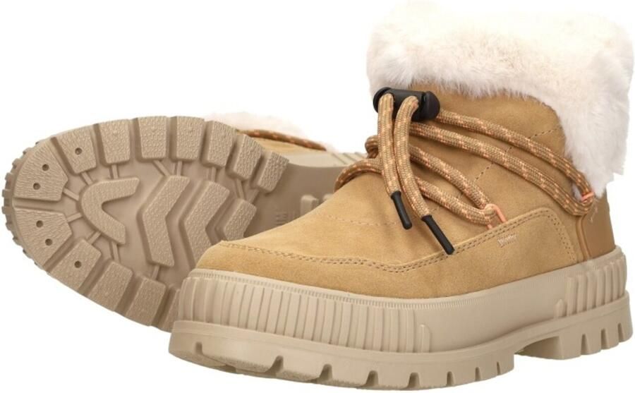 Palladium PALLASHOCK LO HIVER Hoge sneakers Veterboots Dames veterschoenen Dames sneakersHalf-hoge schoenen Cognac - Foto 8