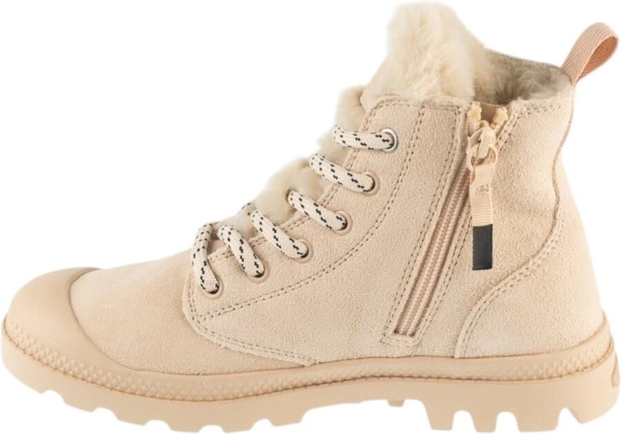 Palladium Pampa Hi Zip WL Hivr Vrouwen Beige Sneakers - Foto 2