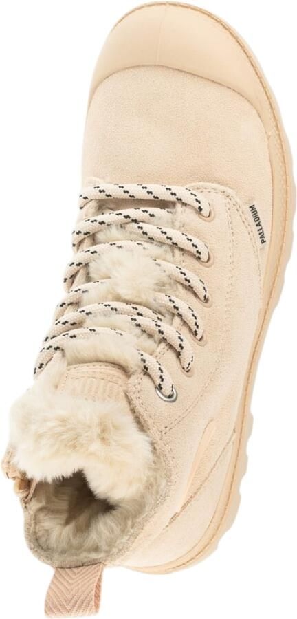 Palladium Pampa Hi Zip WL Hivr Vrouwen Beige Sneakers - Foto 4
