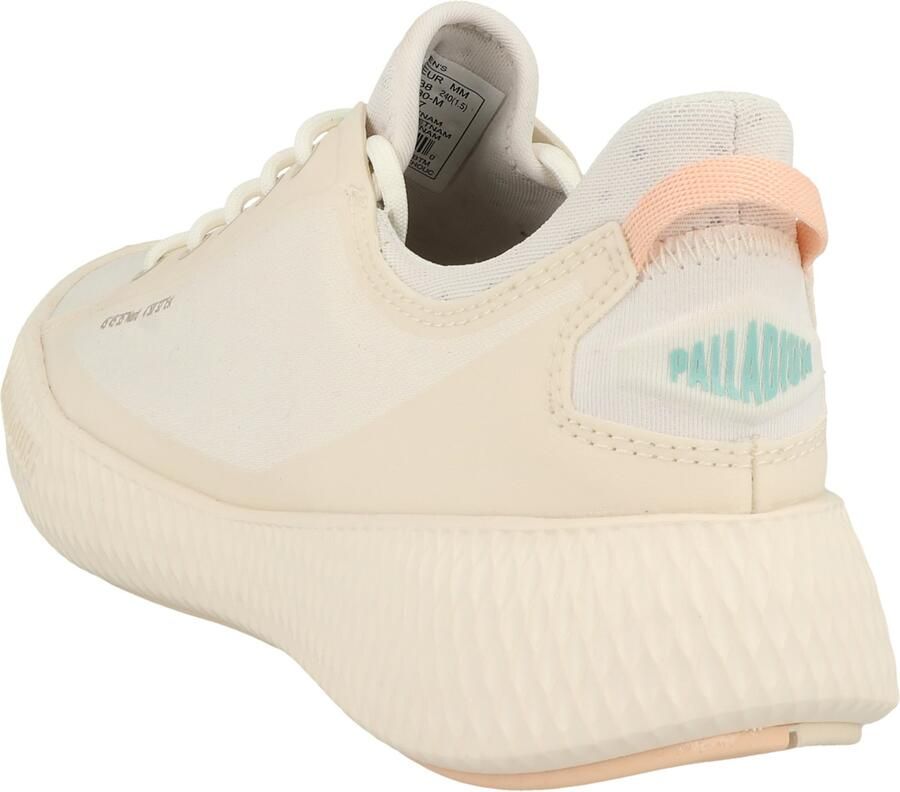 Palladium Sneakers laag crème blauw abrikoos - Foto 3