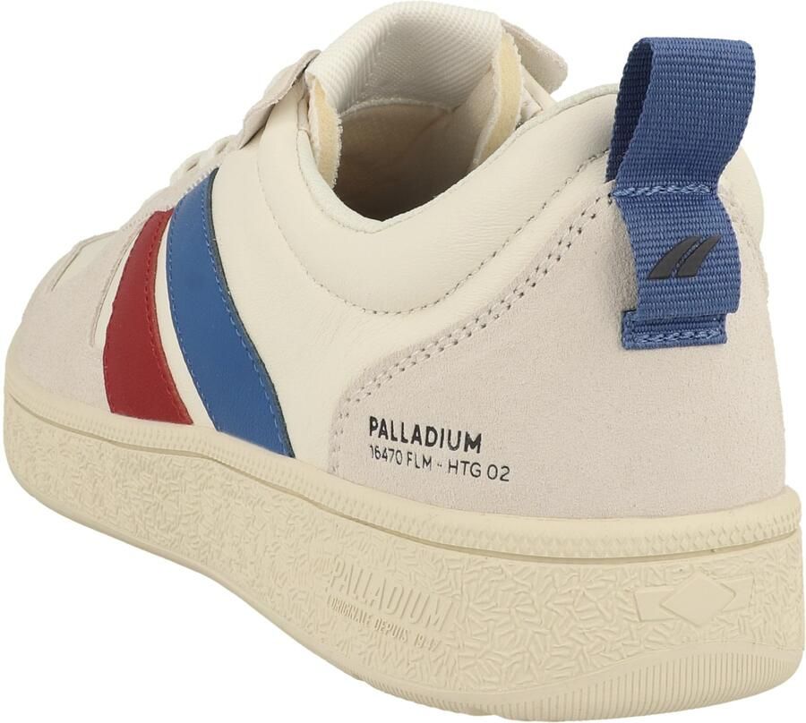 Palladium Sneakers laag 'Flame' ivoor blauw lichtgrijs rood - Foto 5