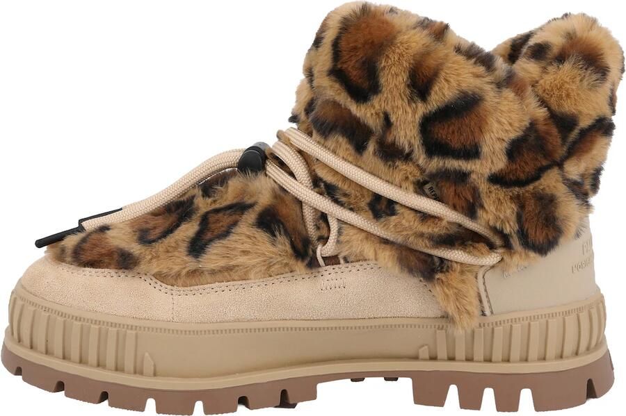 Palladium Snowboots bruin cappuccino lichtbruin zwart