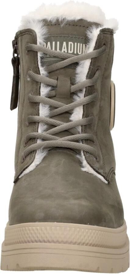 Palladium PALLARISE NBK WL Hoge sneakers Veterboots Dames veterschoenen Dames sneakersHalf-hoge schoenen Groen - Foto 10