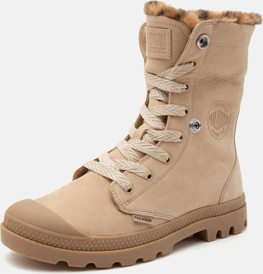 Palladium Veterlaarsjes 'BAGGY' beige bruin zwart - Foto 6