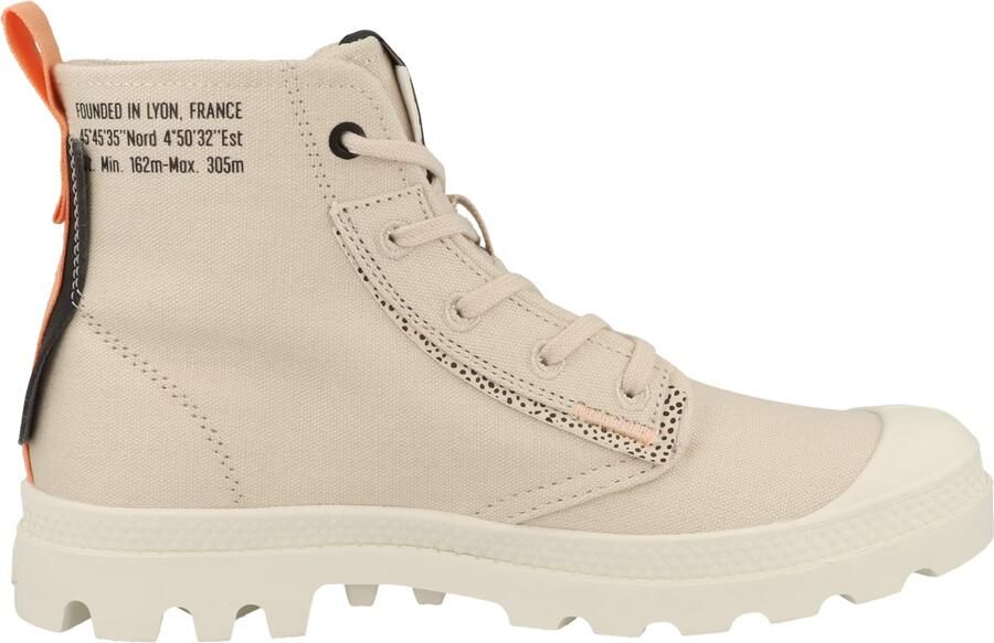 Palladium PAMPA UNDERLAYER Volwassenen Half-hoge schoenen Wit beige - Foto 14