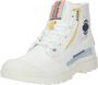 Palladium PAMPA~UNDERLAYER~~~~~~~~~~~~~~ Half-hoge schoenen Wit beige - Thumbnail 4