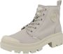 Palladium Dames schoenen 96907 Pallabase Twill Grijs - Thumbnail 2