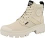 Palladium Pallabase dames veterboot Beige - Thumbnail 2