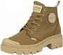 Palladium Pallabase Twill hoge veterschoenen bruin - Thumbnail 2