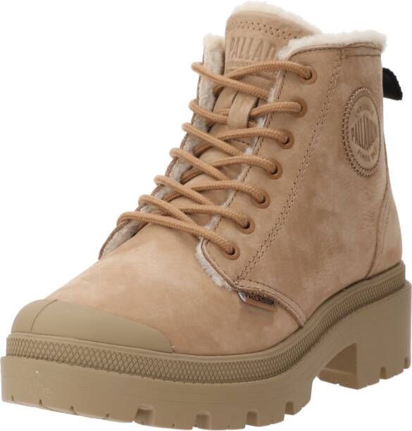 Palladium Nubuck Rits Dameslaarzen Brown Dames