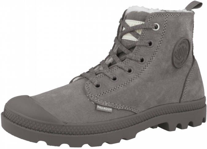 Palladium PAMPA HI ZIP WL Hoge sneakers Hoge sneakers Veterboots Dames veterschoenen Dames sneakersVrije tijd half-hoogHalf-hoge schoenen Heren veterschoen Heren sneakers Grijs - Foto 8