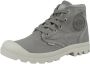 Palladium Womens Pampa Hi Canvas 92352-071-Gray Flannel - Thumbnail 2