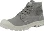 Palladium Womens Pampa Hi Canvas 92352 071 Gray Flannel - Thumbnail 2