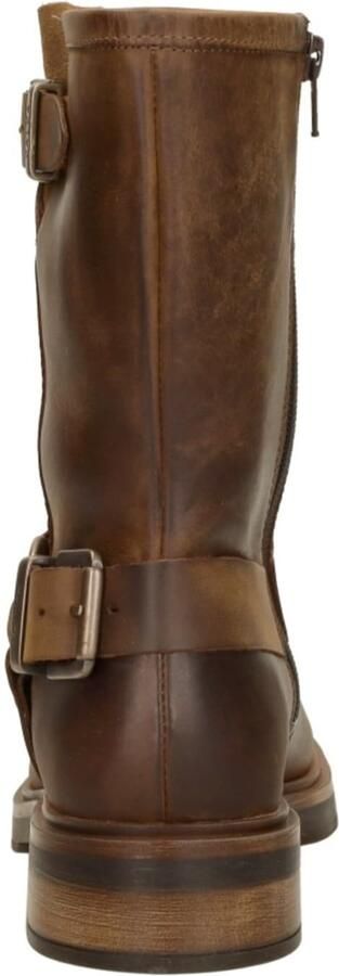 Palpa Bruine Bikerboot met Gouden Gespen Brown Dames - Foto 6
