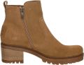 Panama Jack Pauline B13 Enkellaarsjes cognac Suede Dames - Cognac
