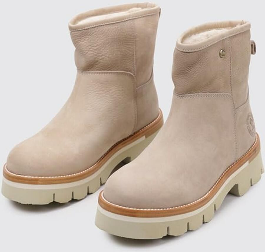 Panama Jack Beige Nubuck Enkelboots Laia B5 Beige Dames - Foto 3