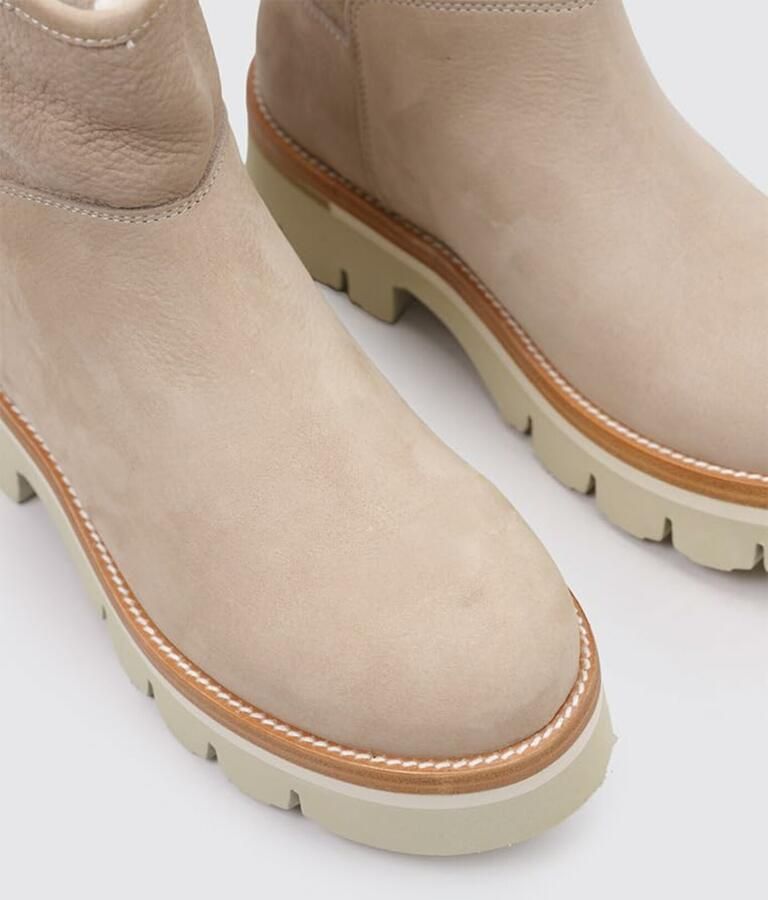 Panama Jack Beige Nubuck Enkelboots Laia B5 Beige Dames - Foto 4