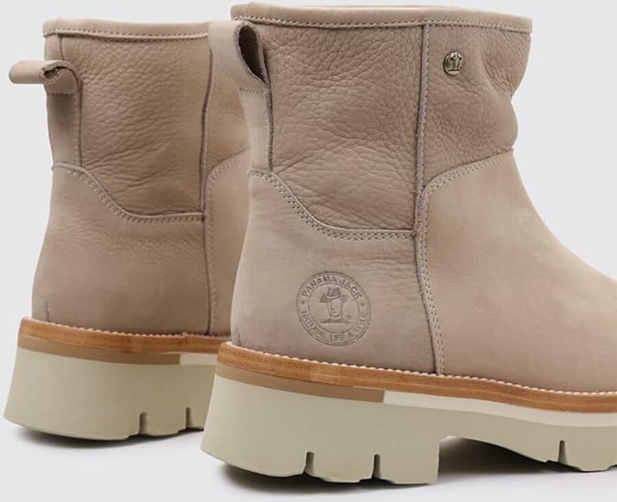 Panama Jack Beige Nubuck Enkelboots Laia B5 Beige Dames - Foto 6