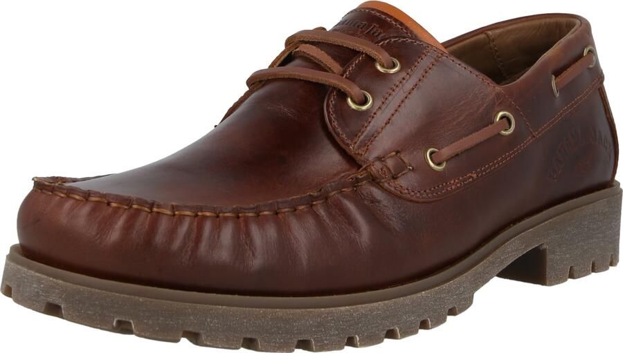 Panama Jack Boat veterschoenen pull-up cuero bark - Foto 2