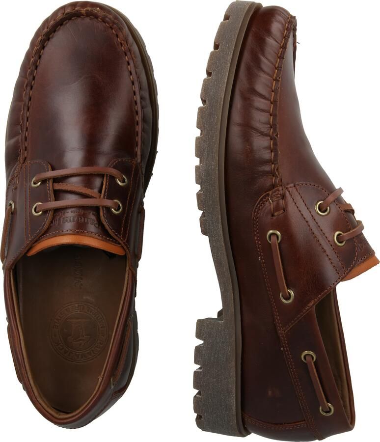 Panama Jack Boat veterschoenen pull-up cuero bark - Foto 3