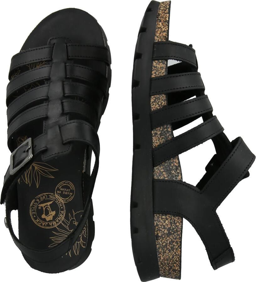 Panama Jack Stijlvolle platte sandalen voor vrouwen Black Dames - Foto 13