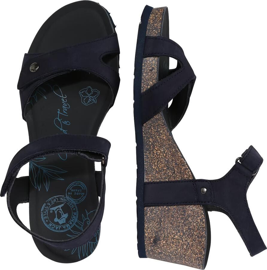 Panama Jack Sleehaksandaaltjes Julia Zomerschoen sandaal vakantieschoen met zacht voetbed - Foto 9