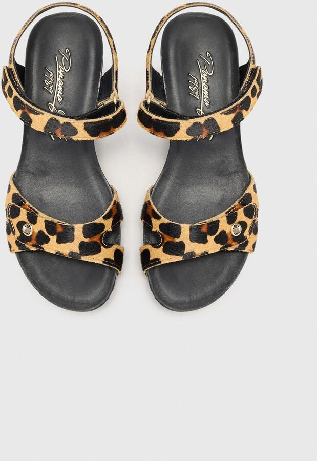 Panama Jack Julia Leopard B1 Damessandaal Neutraal - Foto 4