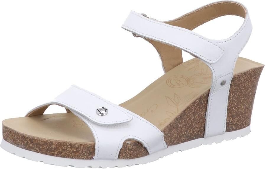 PANAMA JACK Sandaal 'Sandalette Damen Julia Basics B17 Echtleder in weiß' wit - Foto 3