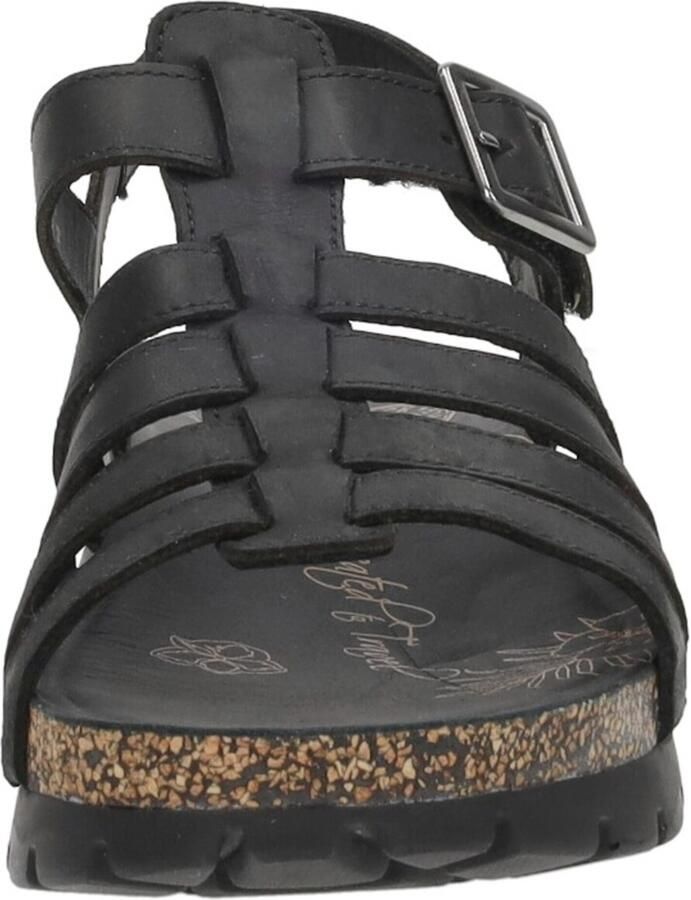 Panama Jack Stijlvolle platte sandalen voor vrouwen Black Dames - Foto 3