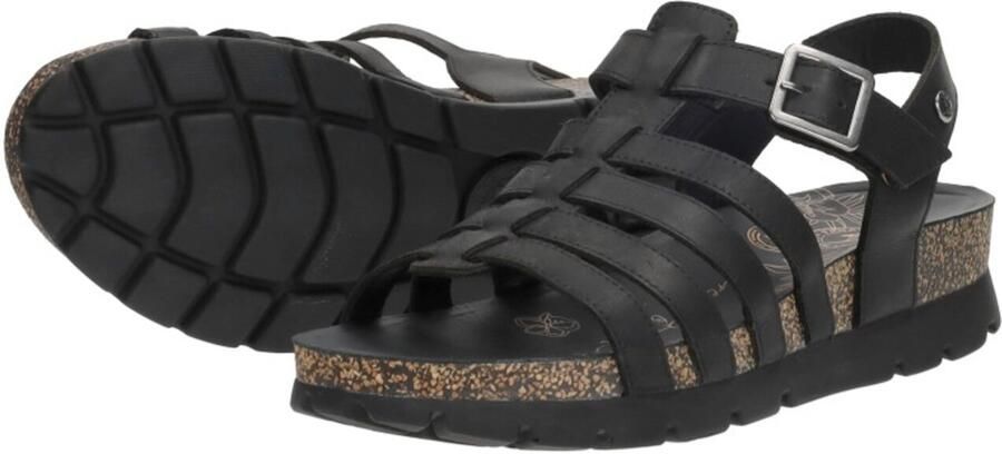 Panama Jack Stijlvolle platte sandalen voor vrouwen Black Dames - Foto 9