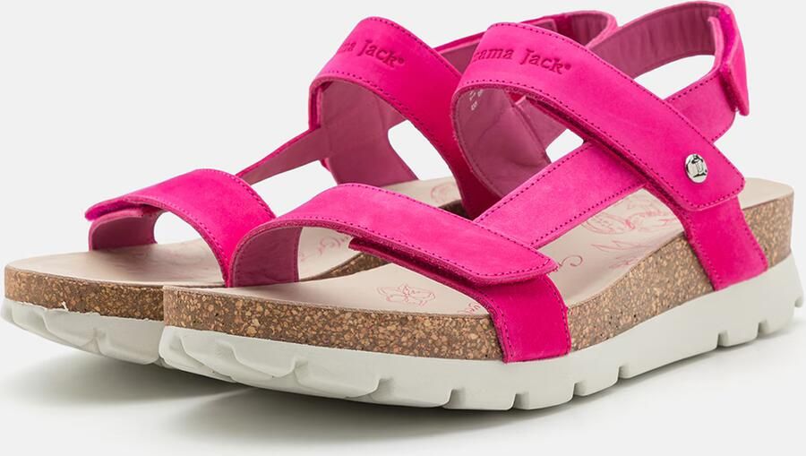 Panama Jack Platte Sandalen met Plakstrip Pink Dames - Foto 7