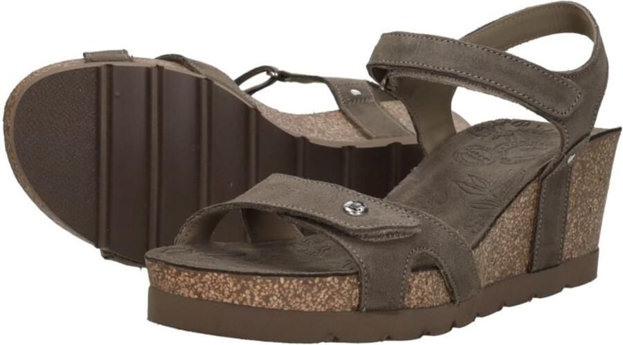Panama Jack Julia B73 Velour Damesschoenen sandalen Steen - Foto 7