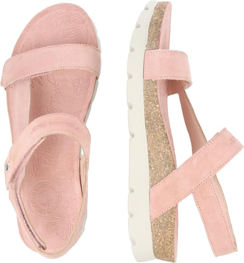 Panama Jack Women's Selma Velour Sandalen roze - Foto 3