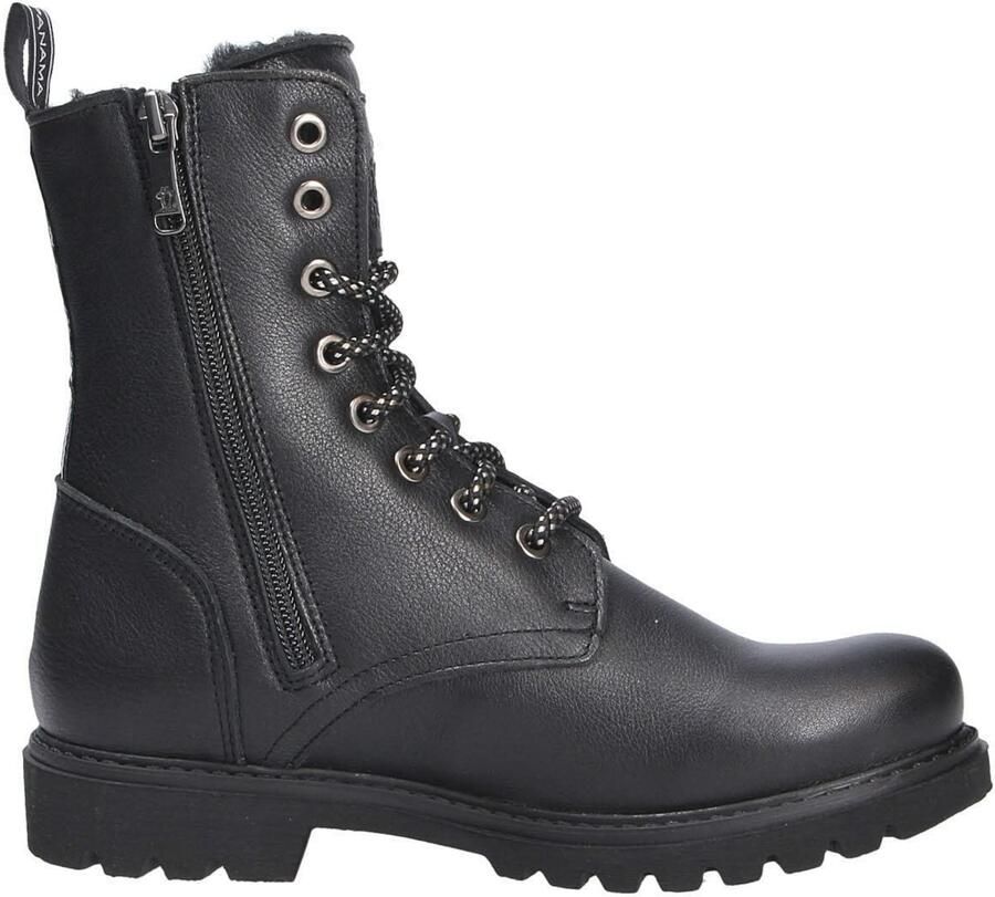 Panama Jack FRISIA~IGLOO~B3~~~~~~~~~~~~~~~ Hoge sneakers Veterlaarzen Dames veterschoenen Dames sneakersHalf-hoge schoenen Zwart - Foto 6