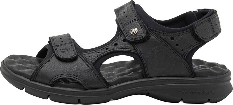 Panama Jack Platte Sandalen met Plakband Black Heren - Foto 5
