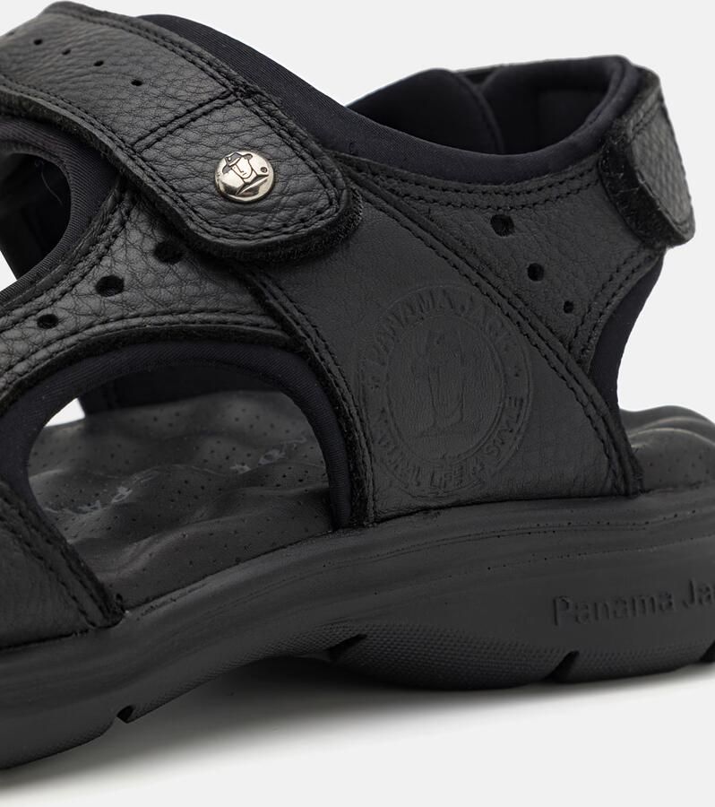 Panama Jack Platte Sandalen met Plakband Black Heren - Foto 6