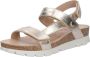 Panama Jack Selma Shine B1 Sandalen goud Leer Dames - Thumbnail 8