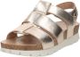 Panama Jack Gouden leren sandalen Sammy Yellow Dames - Thumbnail 5