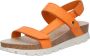 Panama Jack Platte Sandalen met Bandjes Orange Dames - Thumbnail 7