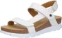 Panama Jack Stijlvolle Platte Sandalen voor de Zomer White Dames - Thumbnail 6